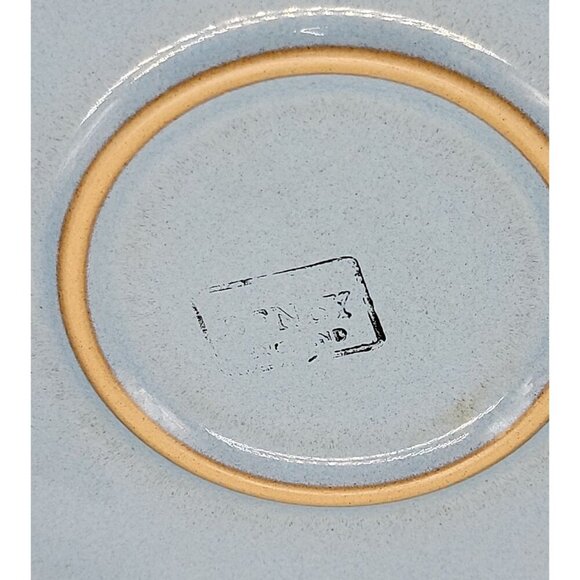 Denby Colonial Blue Lunch Plate 8" England Earthenware VTG Sherwood Collection - Picture 10 of 10